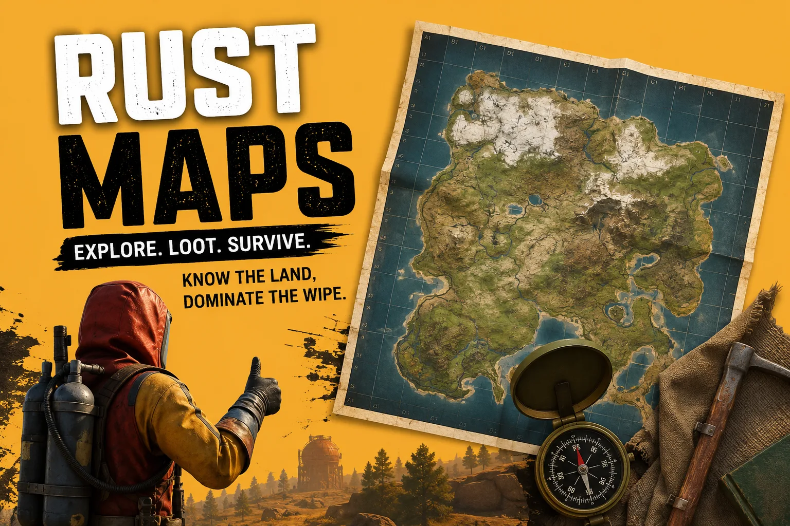 Rust Maps: Complete Guide to Biomes